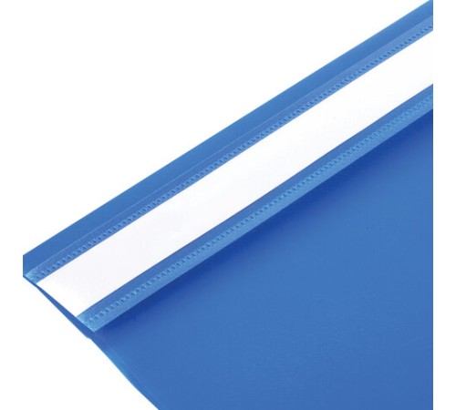 Скоросшиватель пластиковый STAFF, А4, 100/120 мкм, голубой, 229236