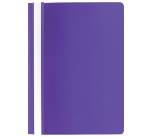 Скоросшиватель пластиковый STAFF, А4, 100/120 мкм, фиолетовый, 229237