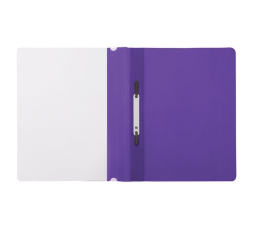 Скоросшиватель пластиковый STAFF, А4, 100/120 мкм, фиолетовый, 229237