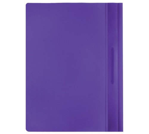 Скоросшиватель пластиковый STAFF, А4, 100/120 мкм, фиолетовый, 229237