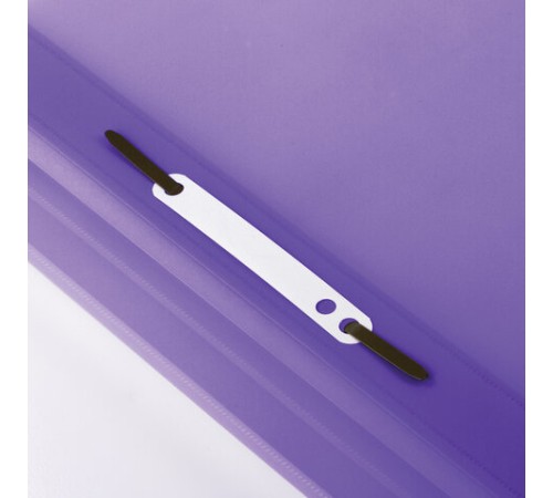 Скоросшиватель пластиковый STAFF, А4, 100/120 мкм, фиолетовый, 229237