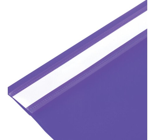 Скоросшиватель пластиковый STAFF, А4, 100/120 мкм, фиолетовый, 229237
