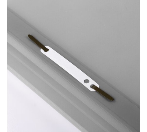 Скоросшиватель пластиковый STAFF, А4, 100/120 мкм, серый, 229238