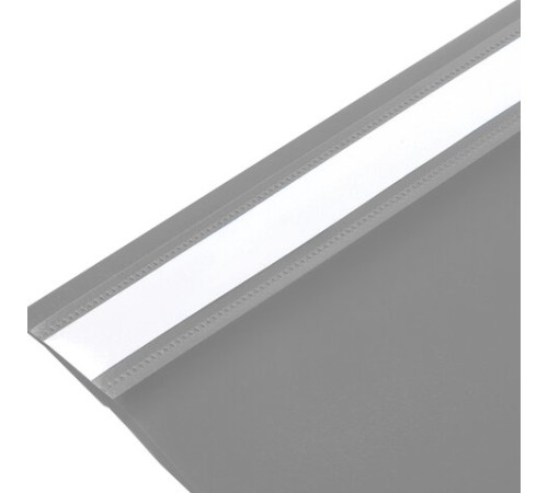 Скоросшиватель пластиковый STAFF, А4, 100/120 мкм, серый, 229238