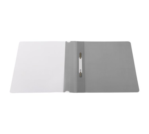 Скоросшиватель пластиковый STAFF, А4, 100/120 мкм, серый, 229238