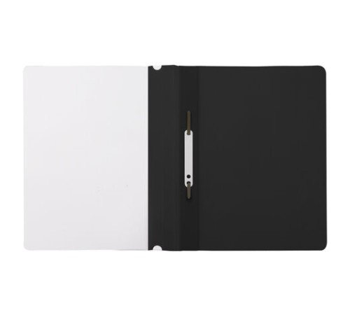 Скоросшиватель пластиковый STAFF, А4, 100/120 мкм, черный, 229239