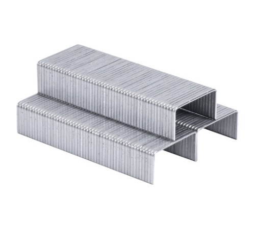 Скобы для степлера цинковое покрытие №10, 1000 штук, BRAUBERG 