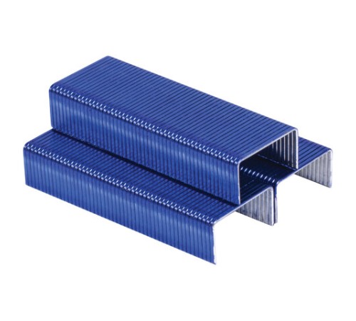 Скобы для степлера цветные №10, 1000 штук, BRAUBERG 