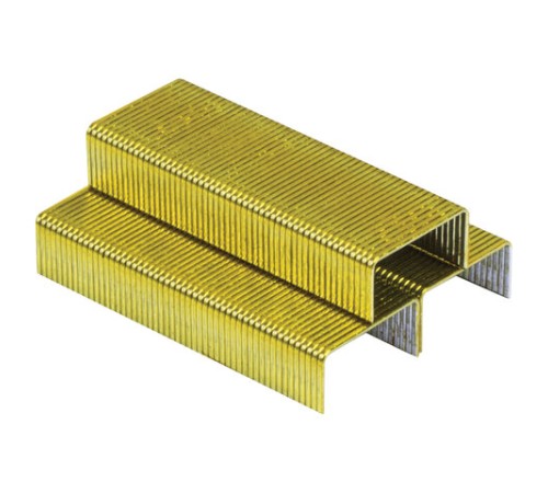 Скобы для степлера цветные №10, 1000 штук, BRAUBERG 