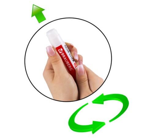 Клей-карандаш 15 г ВЫГОДНАЯ УПАКОВКА BRAUBERG, 4 штуки на блистере, 229471