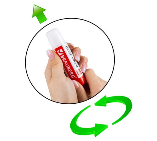 Клей-карандаш 25 г ВЫГОДНАЯ УПАКОВКА BRAUBERG, 4 штуки на блистере, 229472