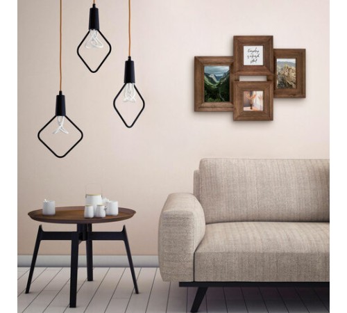 Рамка из мангового дерева BRAUBERG LOFT QUAD, фото разного размера, стекло, 52х39 см, 391283 Рамка из мангового дерева BRAUBERG LOFT QUAD, фото разного размера, стекло, 52х39 см, 391283
