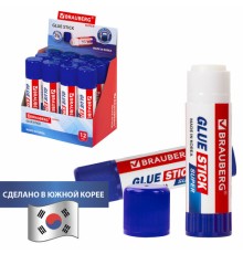 Клей-карандаш BRAUBERG SUPER, 21 г, ЮЖНАЯ КОРЕЯ, 229542