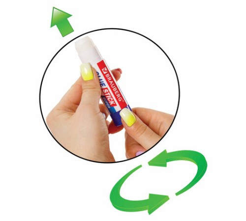 Клей-карандаш BRAUBERG SUPER, 21 г, ЮЖНАЯ КОРЕЯ, 229542