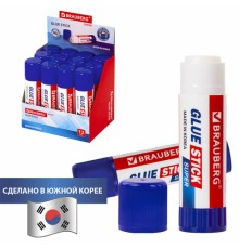 Клей-карандаш BRAUBERG SUPER, 36 г, ЮЖНАЯ КОРЕЯ, 229543