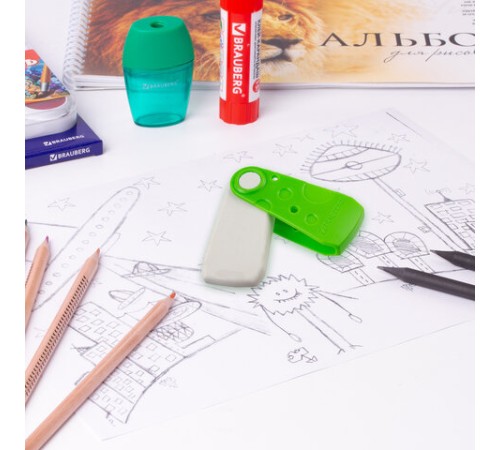 Набор ластиков BRAUBERG 