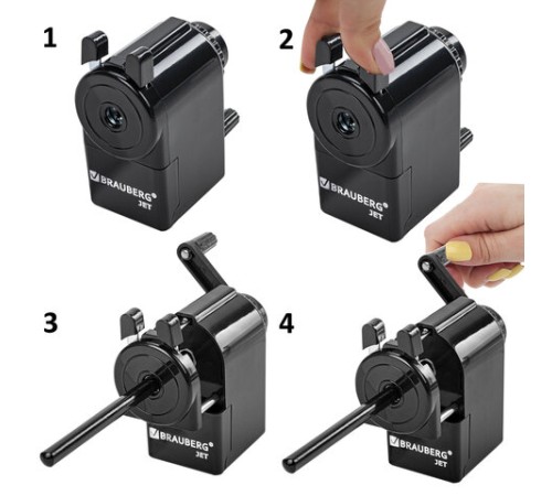 Точилка механическая BRAUBERG 