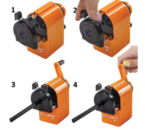 Точилка механическая BRAUBERG 