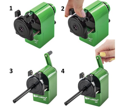 Точилка механическая BRAUBERG 