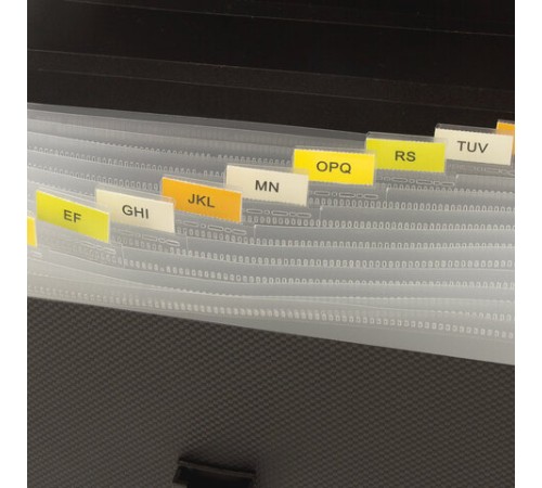 Папка для бумаг и документов с замком и 13 отделениями BRAUBERG 