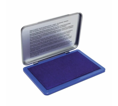 Штемпельная подушка TRODAT IDEAL, 90х56 мм, металлический корпус, синяя, 9071Мс, 153125