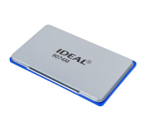 Штемпельная подушка TRODAT IDEAL, 160х90 мм, металлический корпус, синяя, 9074Мс, 153127