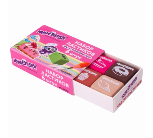 Набор ластиков ЮНЛАНДИЯ 