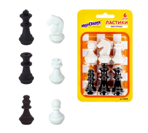 Ластики фигурные ЮНЛАНДИЯ 