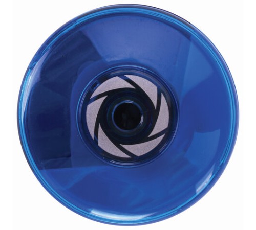 Точилка электрическая BRAUBERG DOUBLE BLADE BLUE, двойное лезвие, питание от 2 батареек AA, 229605