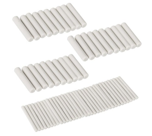 Ластик сменный для электрического ластика BRAUBERG, НАБОР 70 штук, размеры 5х25 мм/2,3х25 мм, 229611