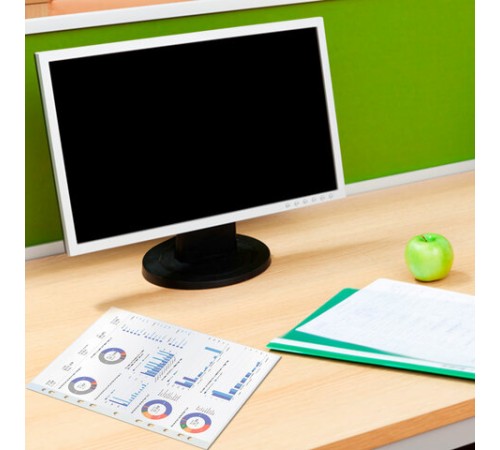 Папки-файлы перфорированные А4 ОФИСМАГ, КОМПЛЕКТ 100 шт., матовые, ПЛОТНЫЕ, 60 мкм, 229666