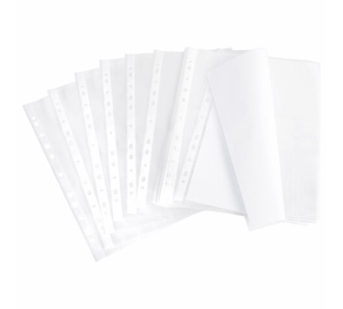 Папки-файлы перфорированные А4 BRAUBERG 