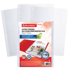 Папки-файлы перфорированные А4 BRAUBERG 