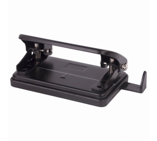 Дырокол металлический ОФИСМАГ, до 10 листов, черный, 229692