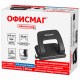 Дырокол металлический ОФИСМАГ, до 25 листов, черный, 229693
