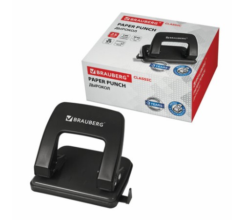 Дырокол металлический BRAUBERG 