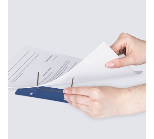 Механизм скоросшиватель полоска до 100 листов, КОМПЛЕКТ 50 шт., металл, 160х35 мм, STAFF, 229824