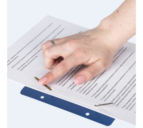 Механизм скоросшиватель полоска до 100 листов, КОМПЛЕКТ 50 шт., металл, 160х35 мм, STAFF, 229824