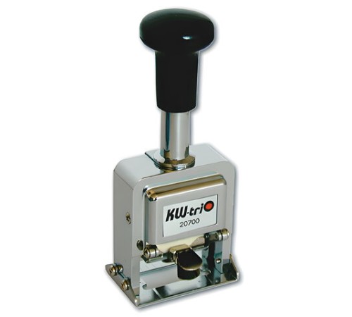 Нумератор KW-trio, 7-разрядный, автоматический, металлический, 20700