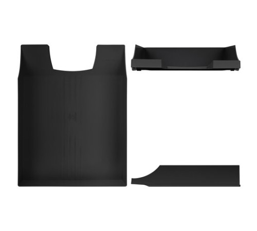 Лоток горизонтальный для бумаг BRAUBERG-CONTRACT, А4 (340х254х66,5 мм), черный, 230879