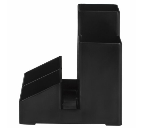 Подставка-органайзер BRAUBERG-CONTRACT, 109х95х101,5 мм, 5 отделений, черная, 230893