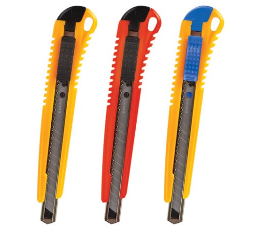 Нож канцелярский 9 мм BRAUBERG 