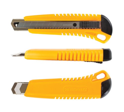 Нож канцелярский 18 мм BRAUBERG 