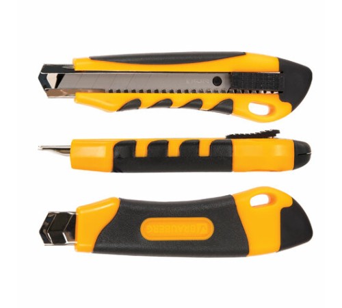 Нож канцелярский 18 мм BRAUBERG 