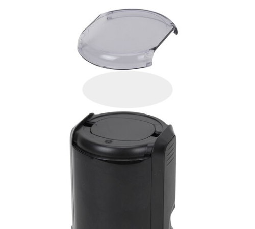 Оснастка для печатей, оттиск D=45 мм, синий, TRODAT 4645, корпус черный, крышка, подушка