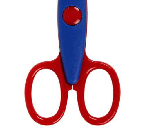 Ножницы ПИФАГОР, 135 мм, фигурное лезвие, ассорти, в дисплее, 230938