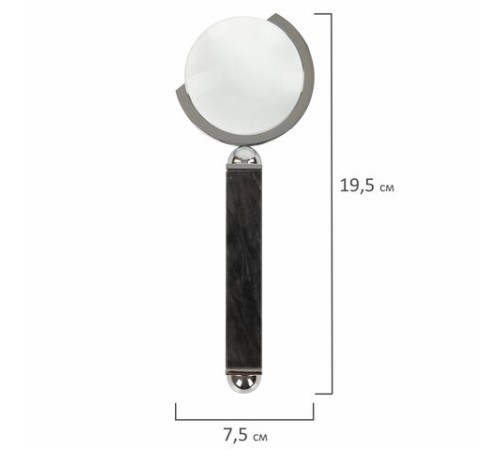 Набор настольный GALANT из мрамора, 8 предметов, черный мрамор/серебристые металлические детали, 231192