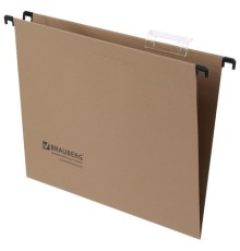 Подвесные папки А4 (350х245 мм), до 80 листов, КОМПЛЕКТ 10 шт., картон, BRAUBERG (Италия), 231786