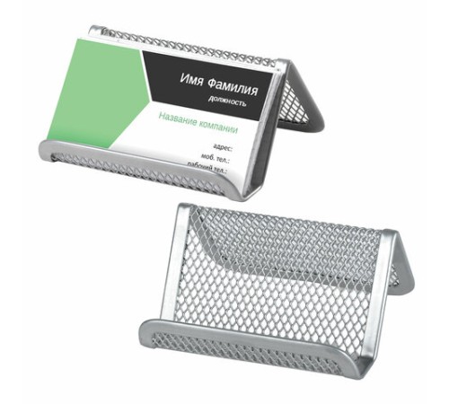 Подставка для визиток настольная BRAUBERG 