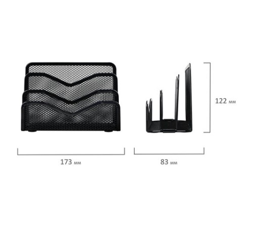 Подставка для бумаг и писем BRAUBERG 